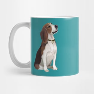 A Beagle (looking up) - Just the Dog Mug